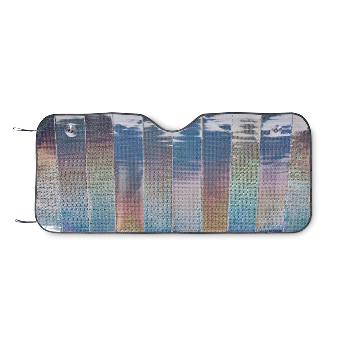 Pare-soleil pliable promotionnel CARSHADE silver mate